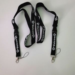 Volcom Black One Size Lanyards with Clip (2)
